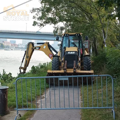 Úprava svahu dunaja